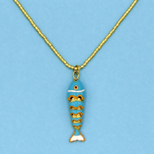 Lucky Koi Fish - Light Blue